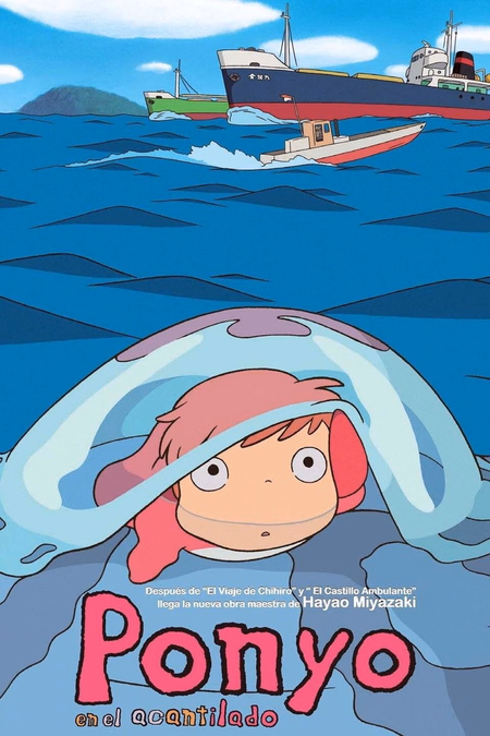 Póster de la película Ponyo en el acantilado