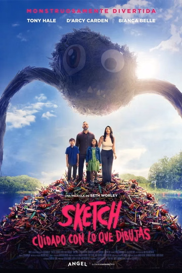Póster de Sketch. Cuidado con lo que dibujas