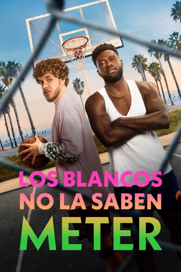 Póster de Los blancos no saben saltar