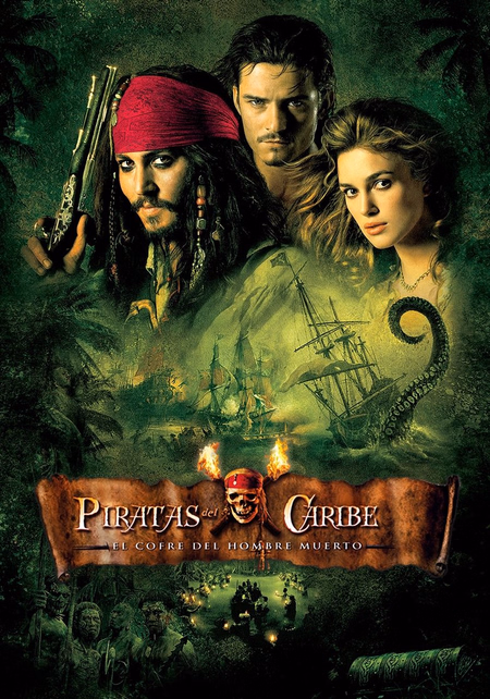Póster de la película Piratas del Caribe: El cofre del hombre muerto