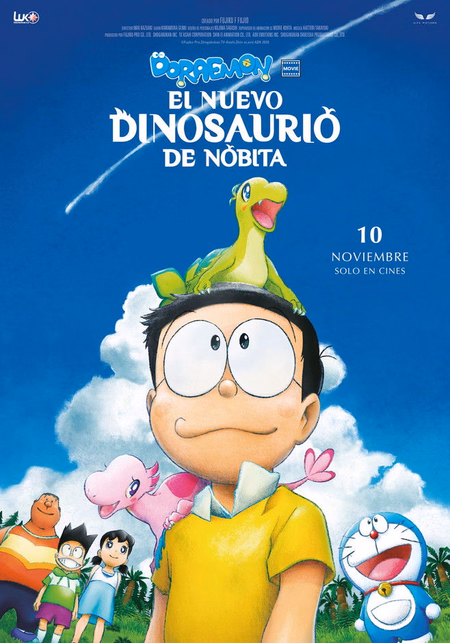 Póster de la película Doraemon: El nuevo dinosaurio de Nobita