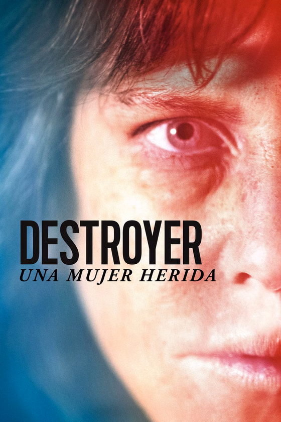 Póster de Destroyer. Una mujer herida
