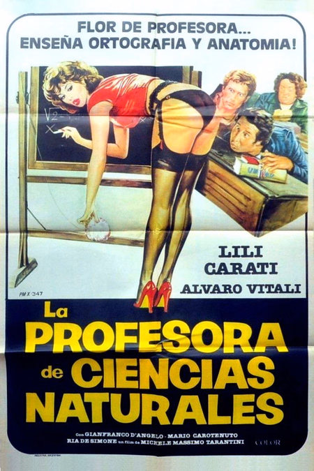 Póster de la película La profesora de ciencias naturales