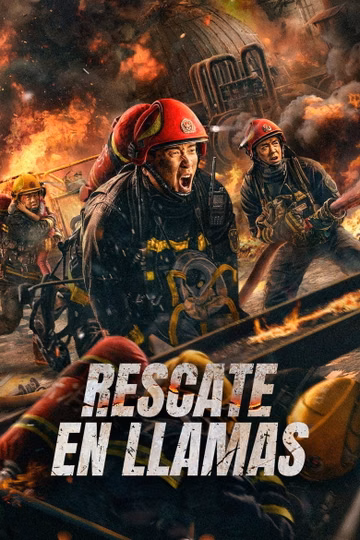 Póster de Rescate en llamas