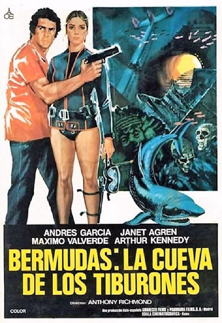 Póster de la película Bermudas: la cueva de los tiburones