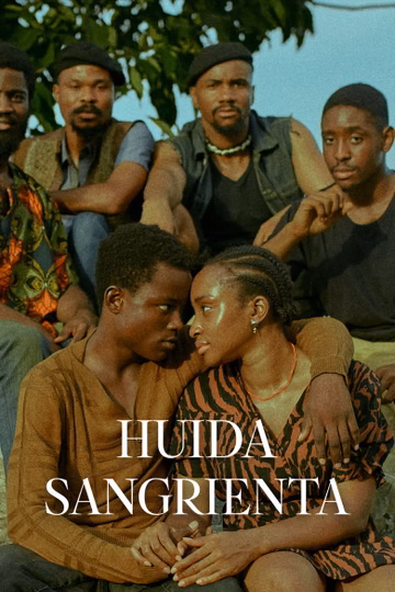 Póster de Huida sangrienta