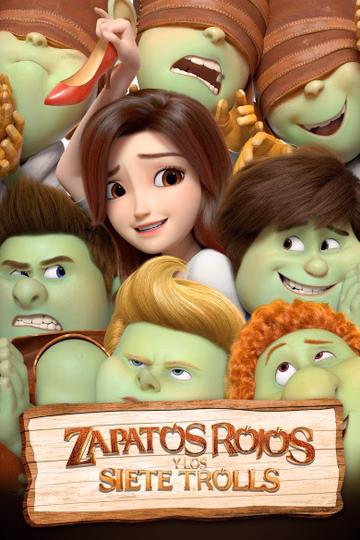 Póster de Zapatos rojos y los siete trolls