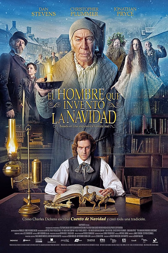 Póster de El hombre que inventó la Navidad