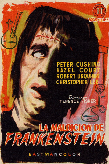 Póster de la película La maldición de Frankenstein
