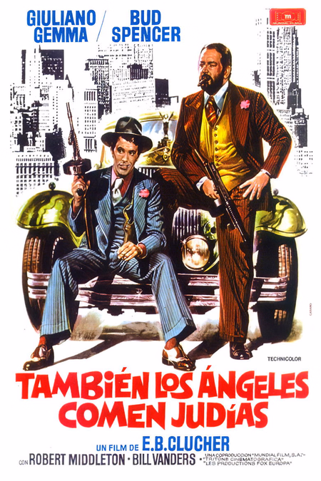 Póster de la película También los ángeles comen judías
