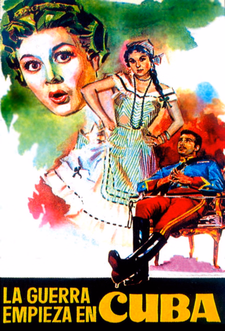 Póster de la película La guerra empieza en Cuba