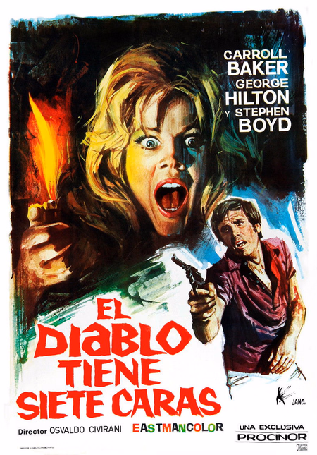 Póster de la película El diablo tiene siete caras