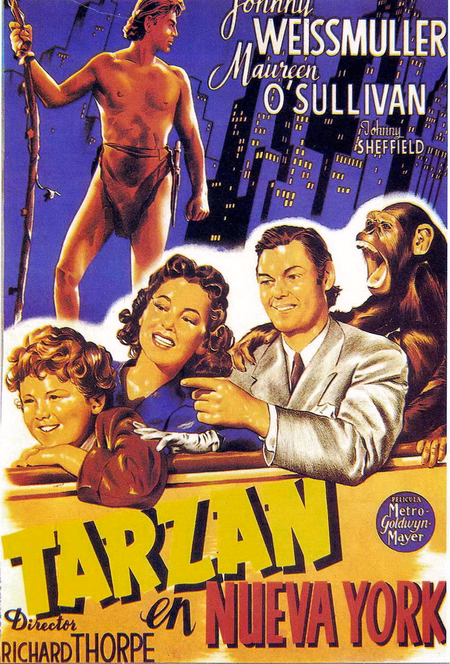 Póster de la película Tarzán en Nueva York