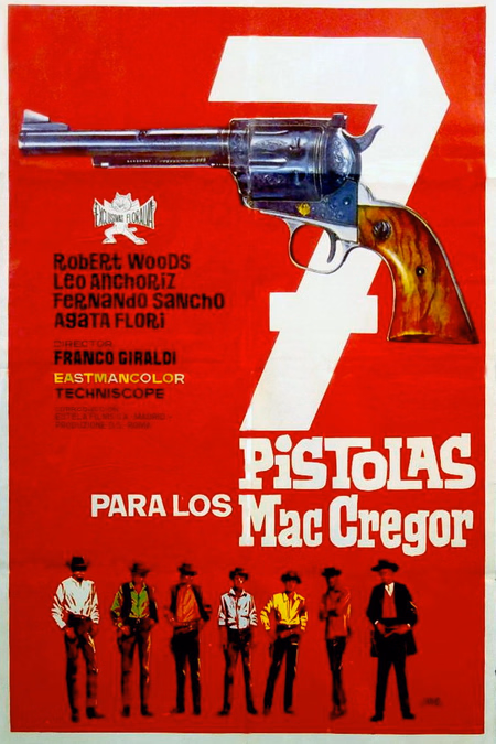 Póster de la película Siete pistolas para los Mac Gregor