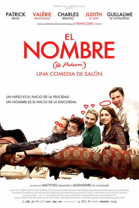 Póster de la película El nombre (Le prénom)