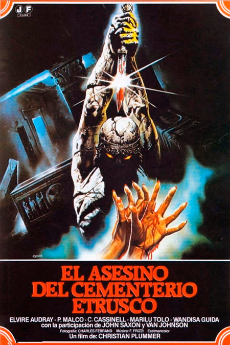 Póster de la película El asesino del cementerio etrusco