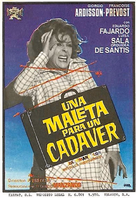 Póster de la película Una maleta para un cadáver