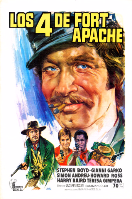 Póster de la película Los cuatro de Fort Apache