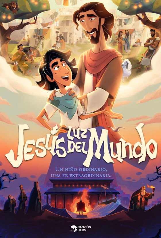 Póster de Jesús luz del mundo