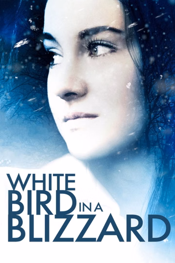 Póster de Pájaro blanco de la tormenta de nieve