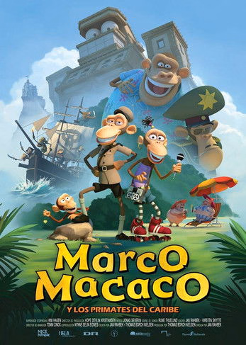 Póster de la película Marco Macaco y los primates del Caribe