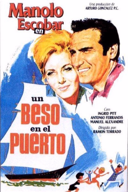 Póster de la película Un beso en el puerto