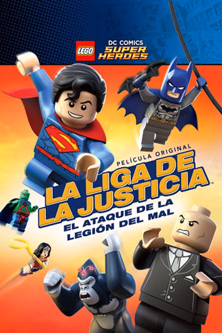 Póster de la película LEGO DC Comics Super Heroes: La Liga de la Justicia - El ataque de la Legión del Mal