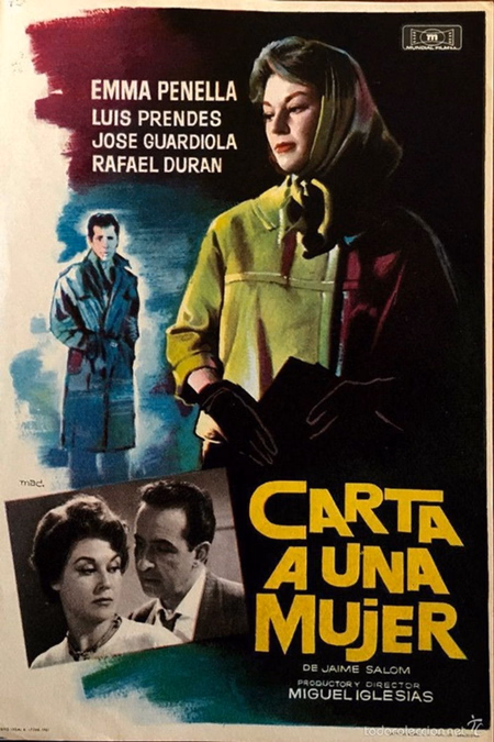 Póster de la película Carta a una mujer