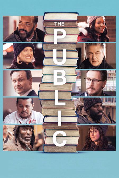 Póster de la película La Biblioteca (The Public)
