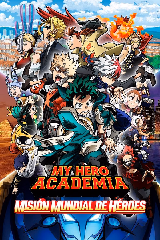 Póster de My Hero Academia 3: Misión mundial de héroes