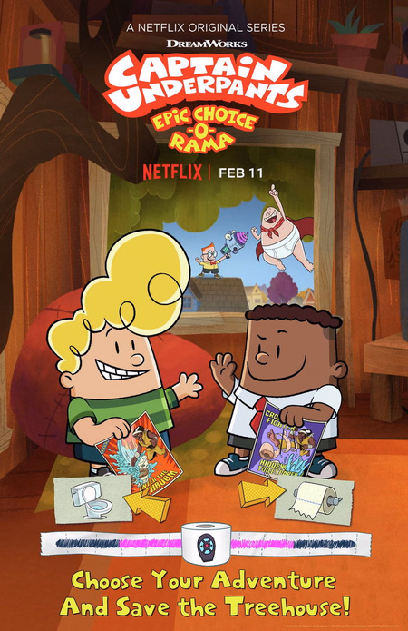 Póster de la película La flipante opción-o-rama del Capitán Calzoncillos