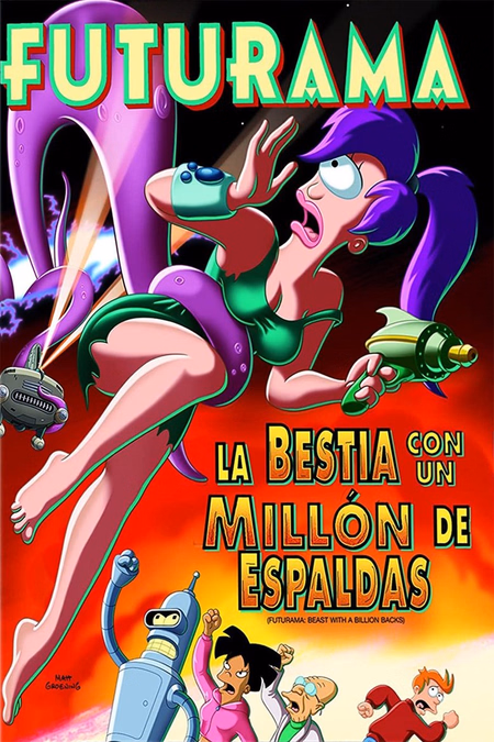 Póster de la película Futurama: La bestia con un millón de espaldas
