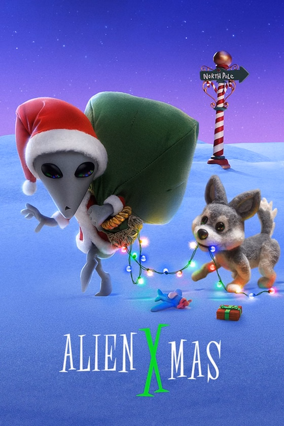 Póster de Navidad Xtraterrestre