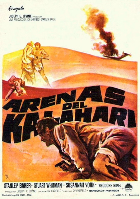 Póster de la película Las arenas del Kalahari