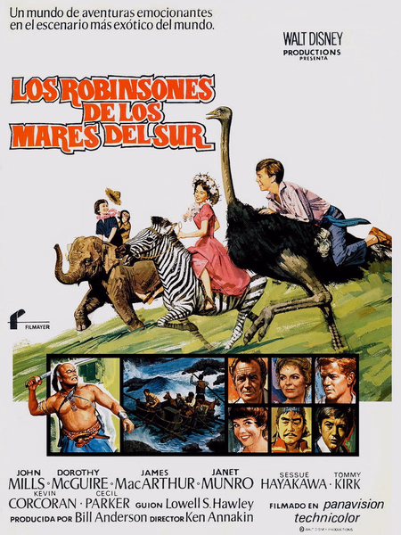 Póster de la película Los robinsones de los mares del sur