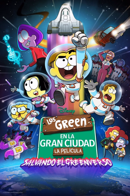 Póster de la película Los Green en la gran ciudad, la película: Salvando el Greenverso