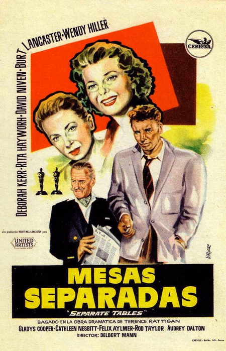 Póster de la película Mesas separadas