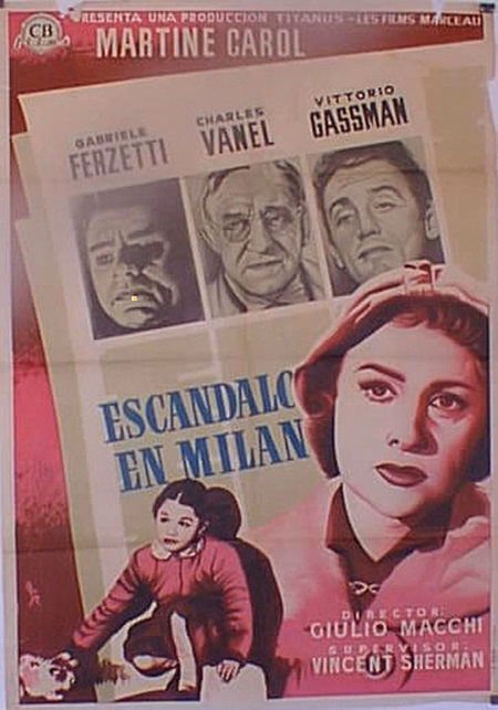 Póster de la película Escándalo en Milán