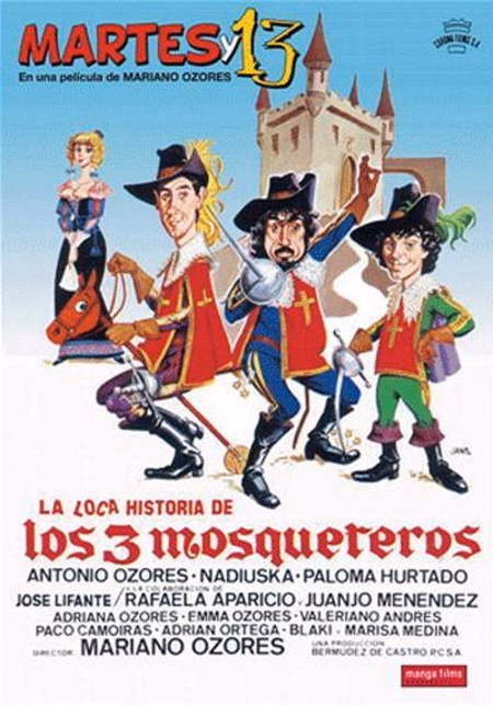 Póster de la película La loca historia de los tres mosqueteros