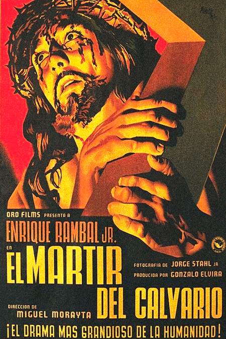 Póster de la película El mártir del Calvario