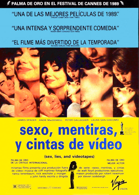 Póster de la película Sexo, mentiras y cintas de vídeo