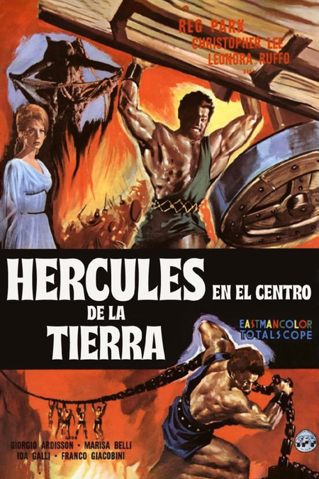 Póster de la película Hércules en el centro de la Tierra