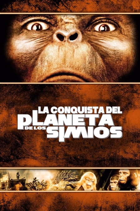 Póster de la película La conquista del planeta de los simios