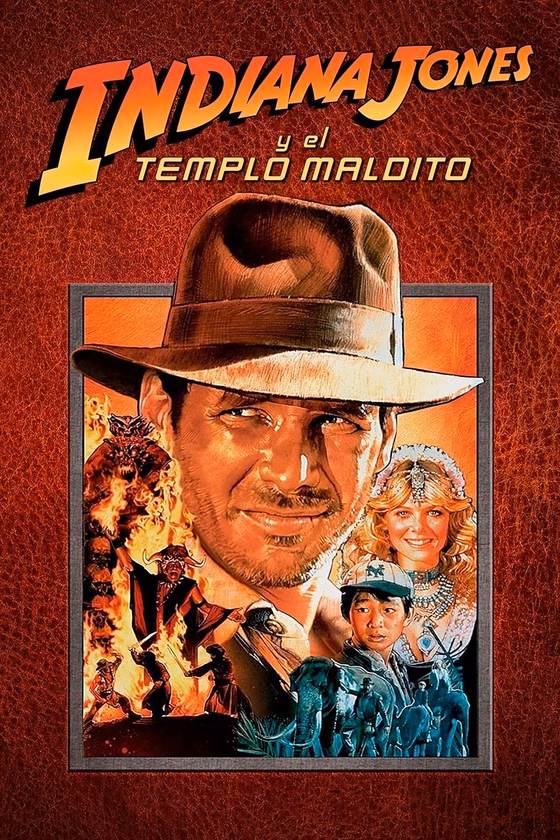 Póster de Indiana Jones y el templo maldito