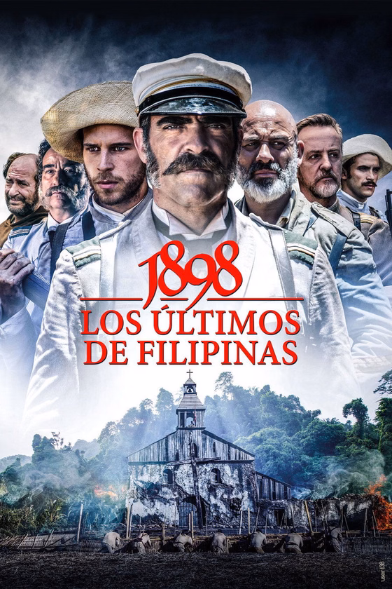 Póster de 1898. Los últimos de Filipinas
