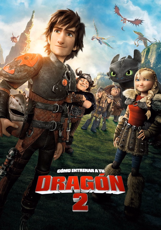 Póster de Cómo entrenar a tu dragón 2