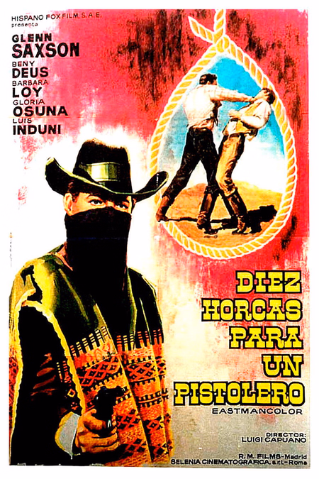 Póster de la película Diez horcas para un pistolero