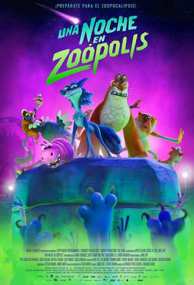 Póster de la película Una noche en Zoopolis