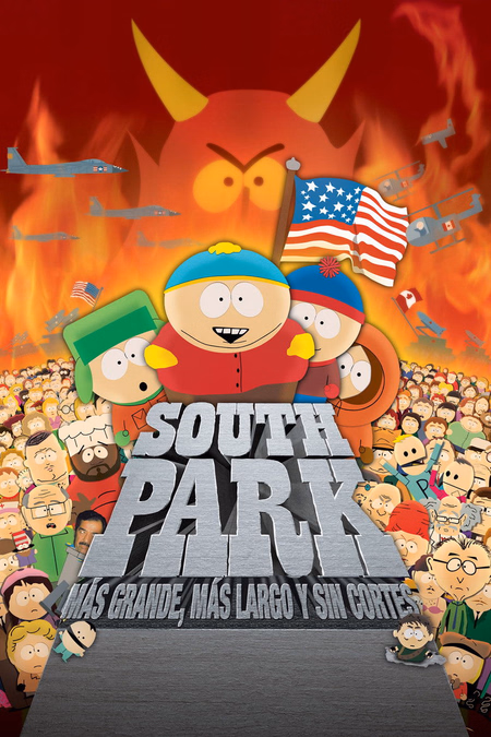 Póster de la película South Park: Más grande, más largo y sin cortes