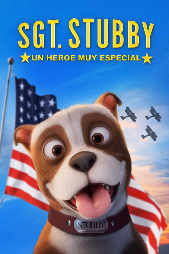 Póster de Sargento Stubby, un héroe muy especial